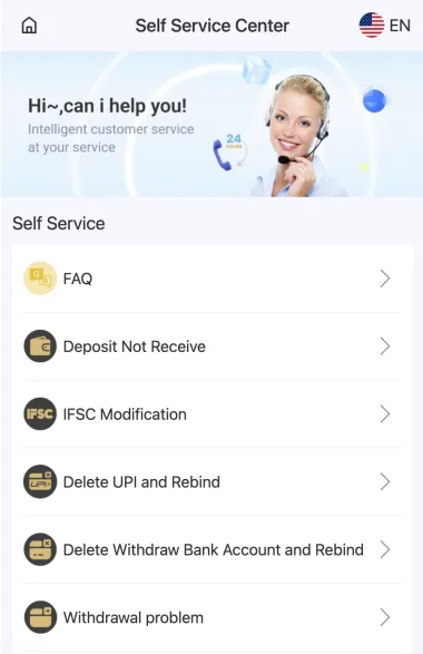 BDG Win self service options for account and payment questions